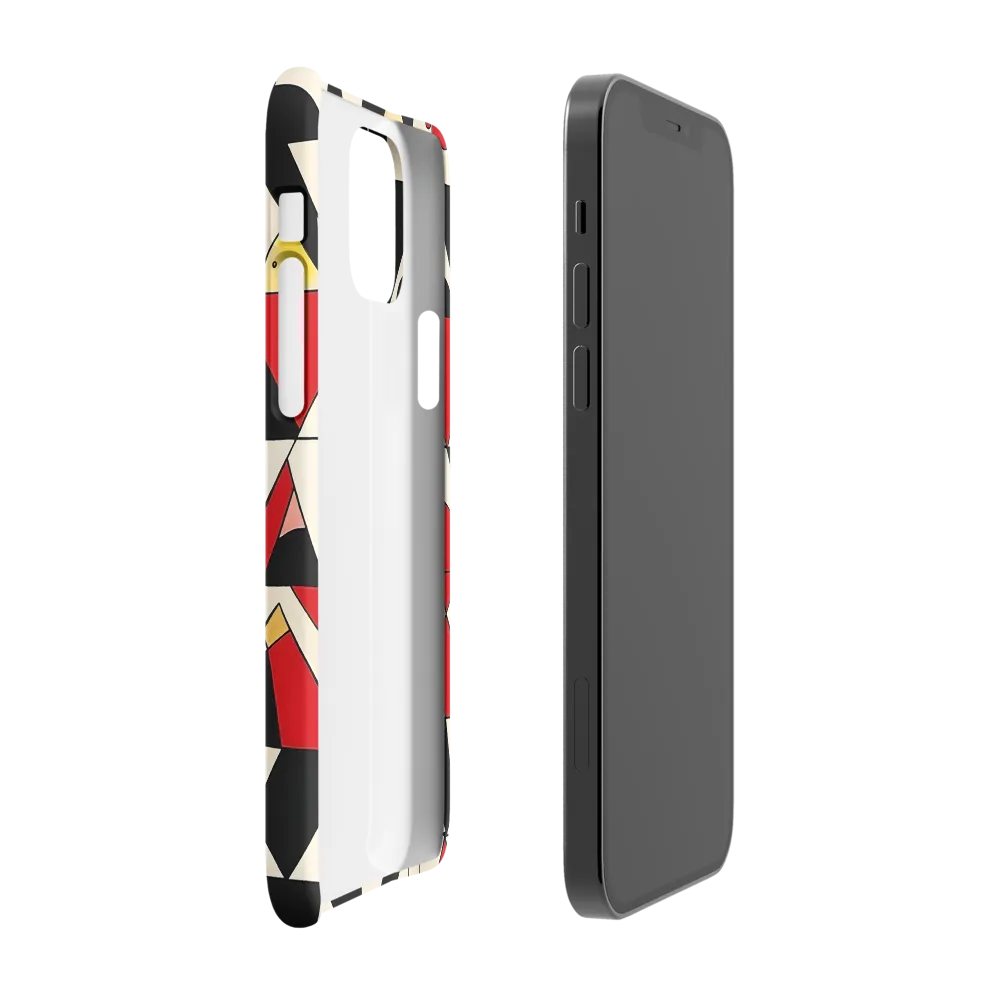 Dynamic Geometric Harmony | Phone Case |  12 | Snap Case | Matte