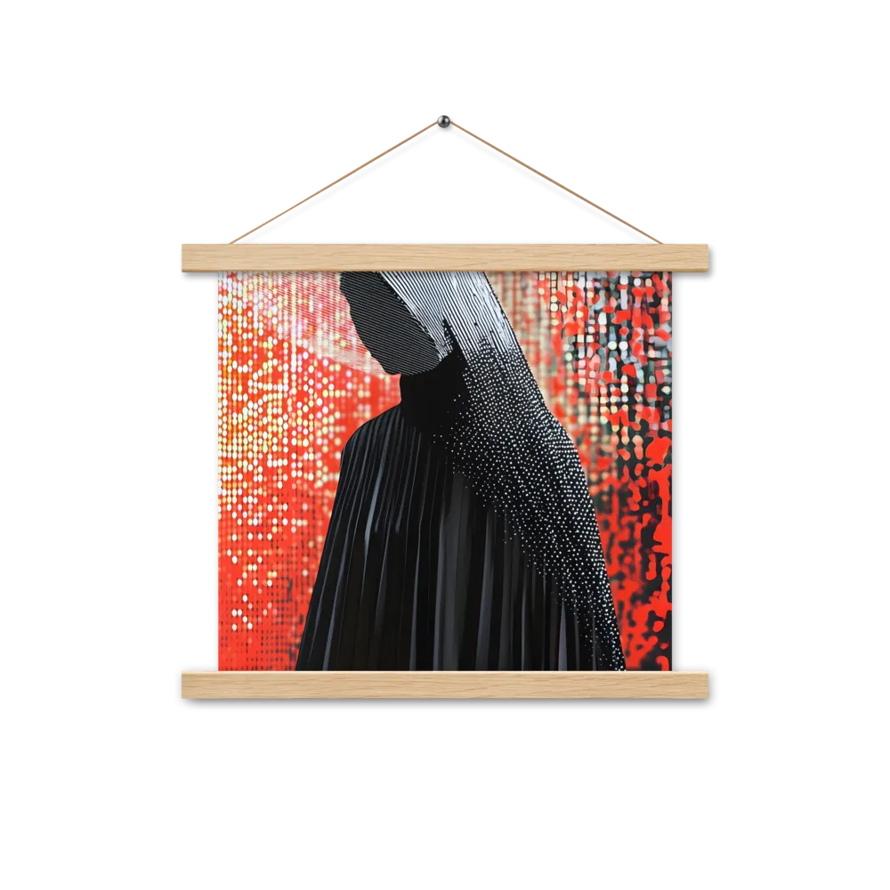Veil of Modernity | Poster With Oak Wood Hanger | 14″×14″