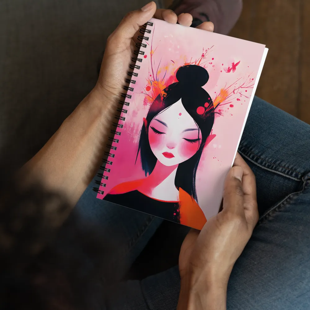 Serenity in Pink | Spiral Notebook