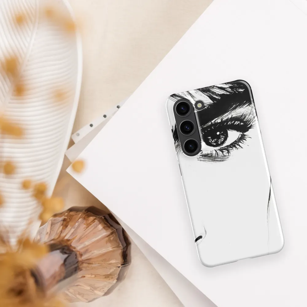Gaze of Intensity | Phone Case |  S23 | Snap Case | Glossy