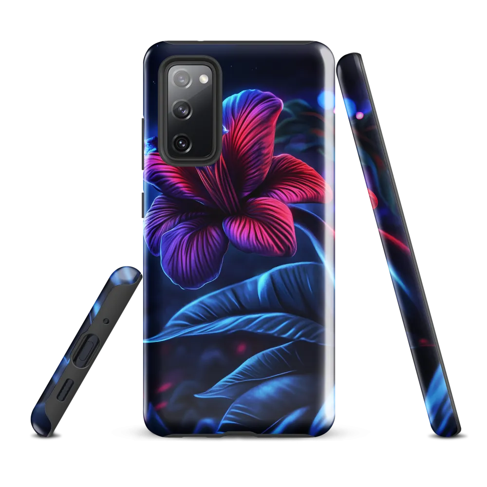 Illuminated Serenity: The Surreal Blossom