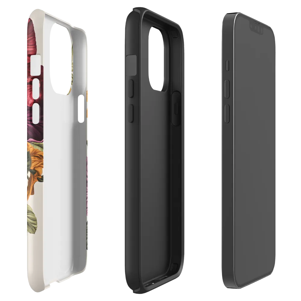 Floral Symphony in Color | Phone Case |  13 Pro Max | Tough Case | Matte
