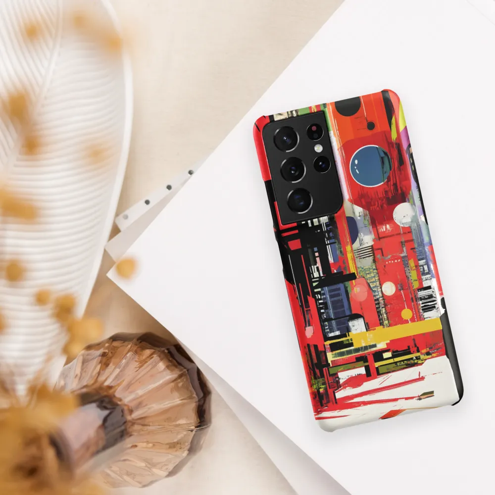 Urban Echoes: A Futuristic Reverie | Phone Case |  S21 Ultra | Snap Case | Matte