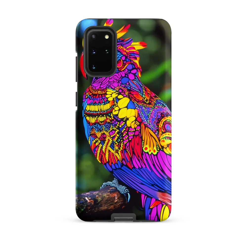 Vibrant Psychedelic Parrot