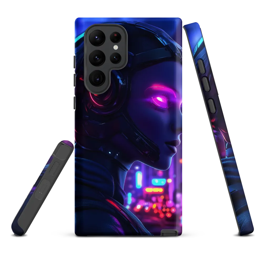 Neon Dreams: A Cyborg's Mystique