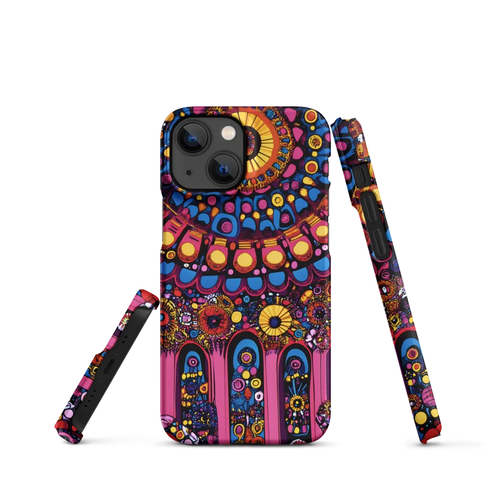 Whimsical Mandala Symphony | Phone Case |  13 Mini | Snap Case | Matte