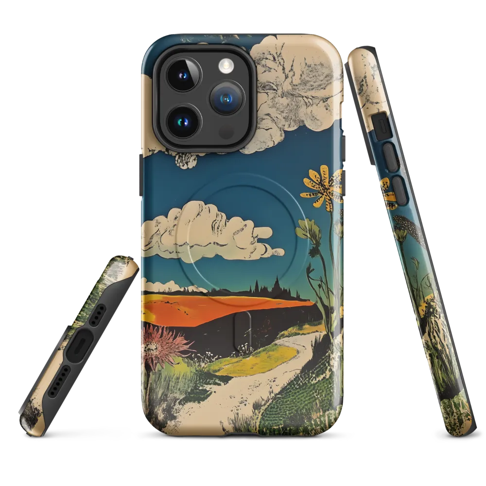Surreal Blooming Landscape