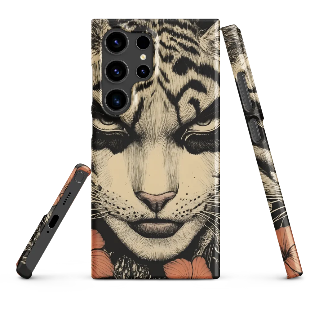 Feline Majesty: The Human-Leopard Connection | Phone Case |  S24 Ultra | Snap Case | Matte