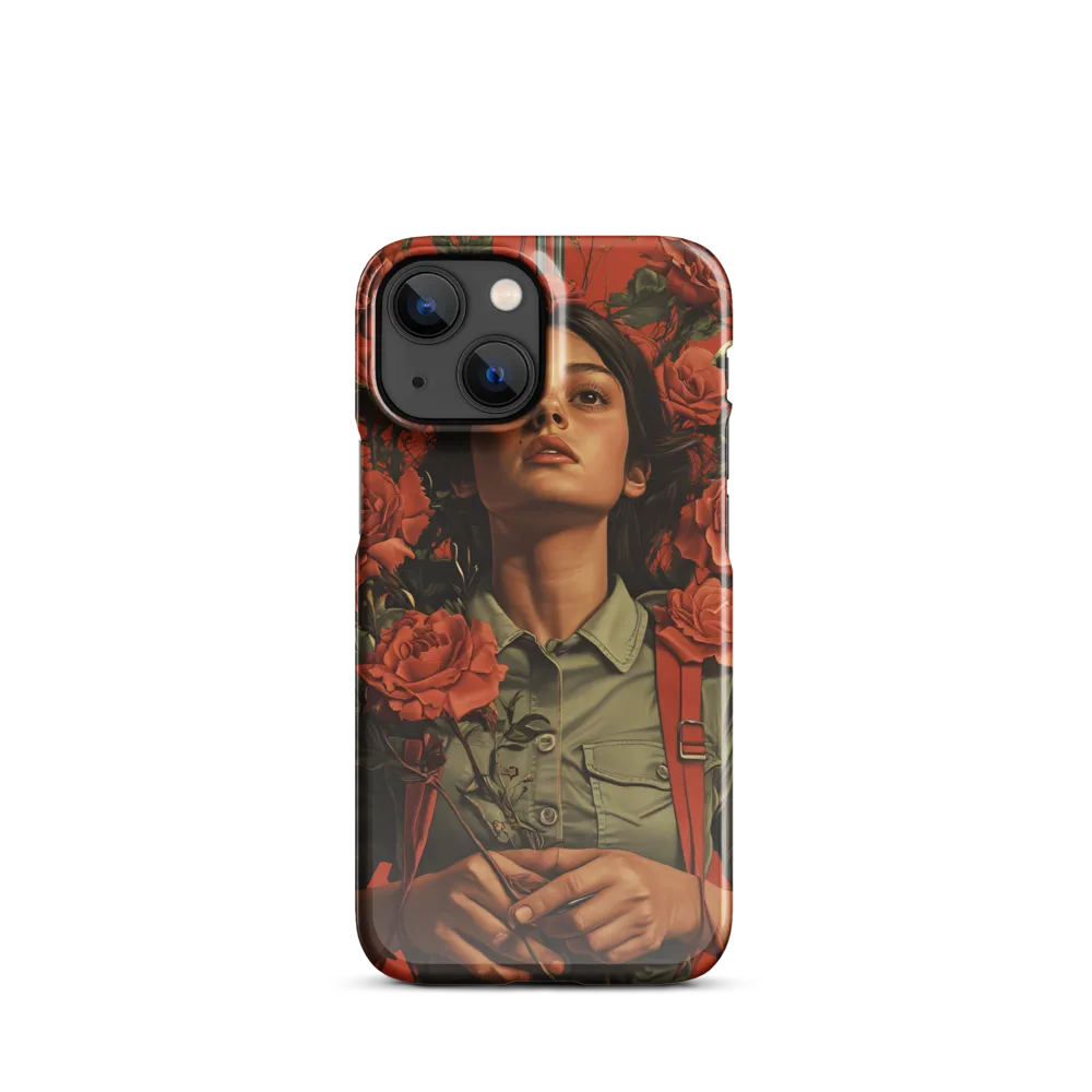 Harmony and Strength: A Portrait Among Roses