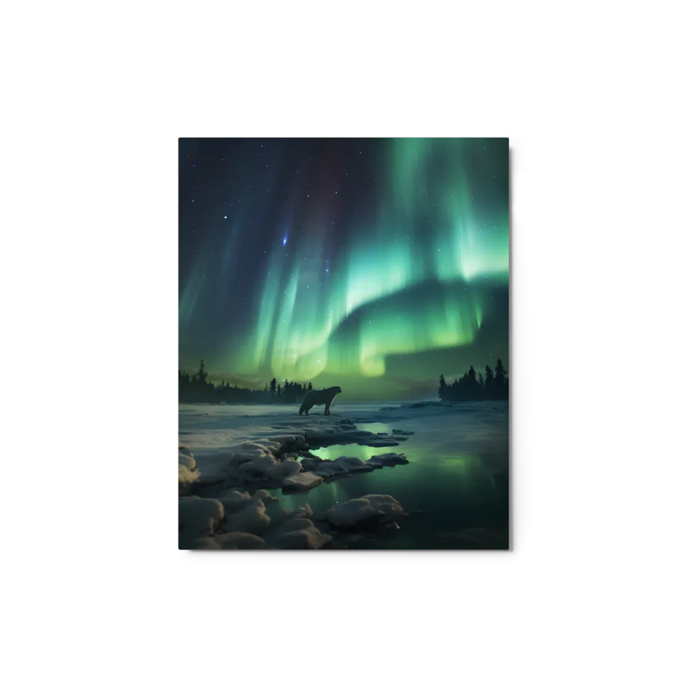 Auroral Guardianship | Metal Print | 8″×10″