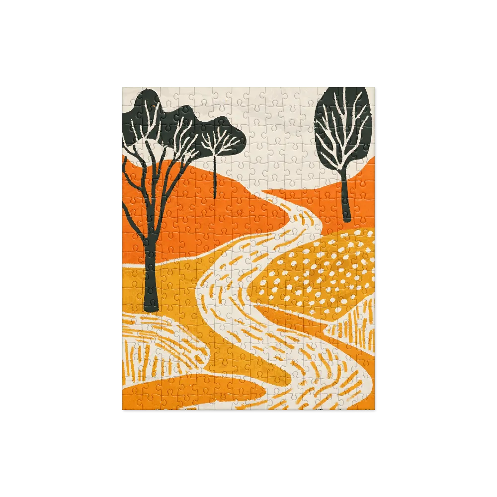 Winding Paths of Color | Jigsaw Puzzle | 252 pieces
