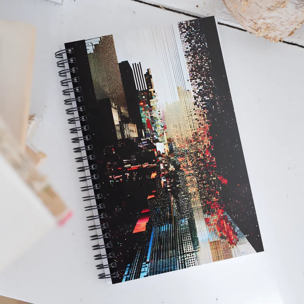 Fragmented Urban Symphony | Spiral Notebook