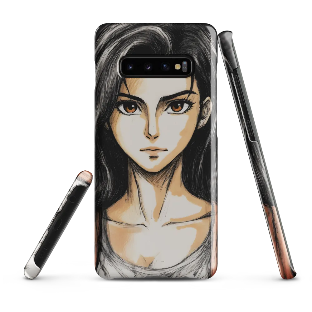 Determined Gaze | Phone Case |  S10 Plus | Snap Case | Glossy