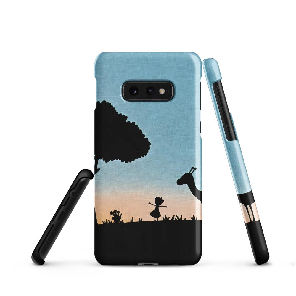Curiosity in the Silhouette | Phone Case |  S10e | Snap Case | Matte