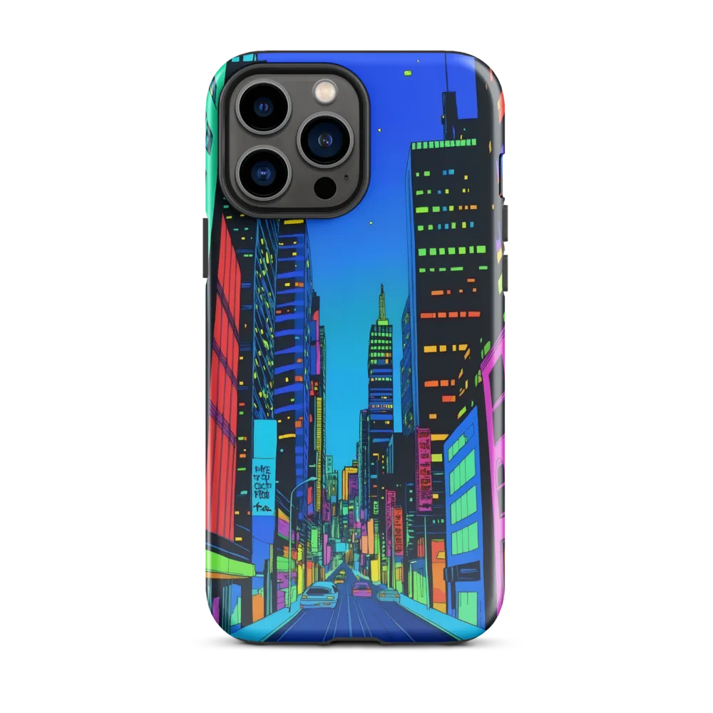 Neon Dreamscape: A Futuristic City at Dusk