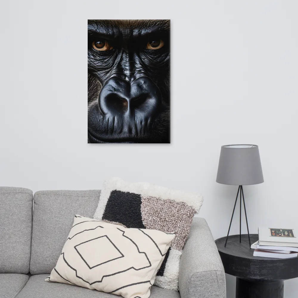 Gaze of the Wild: A Gorilla's Portrait