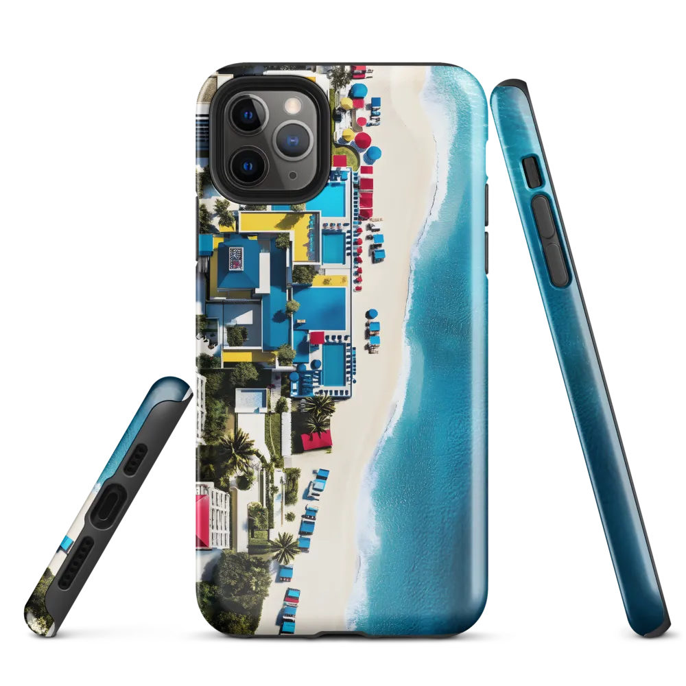 Coastal Harmony: An Aerial Oasis | Phone Case |  11 Pro Max | Tough Case | Glossy