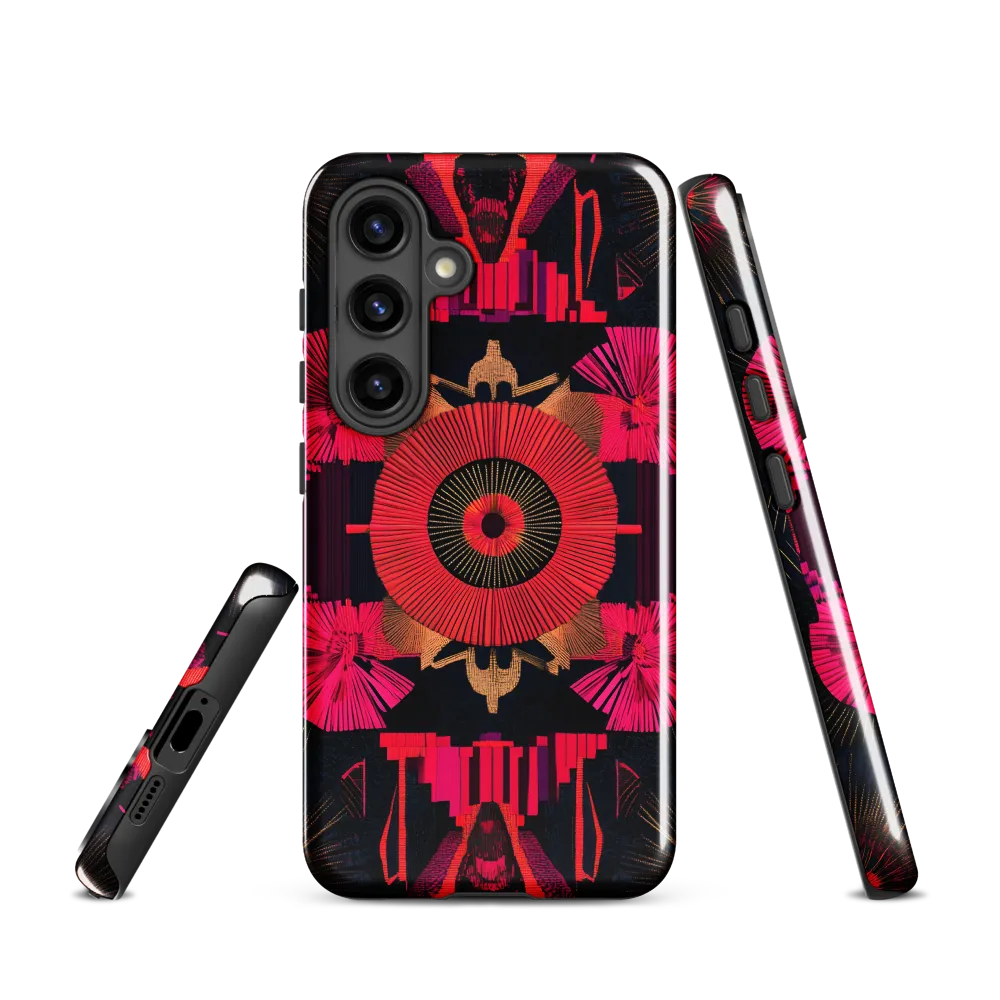 Dynamic Geometric Symphony | Phone Case |  S24 | Tough Case | Glossy