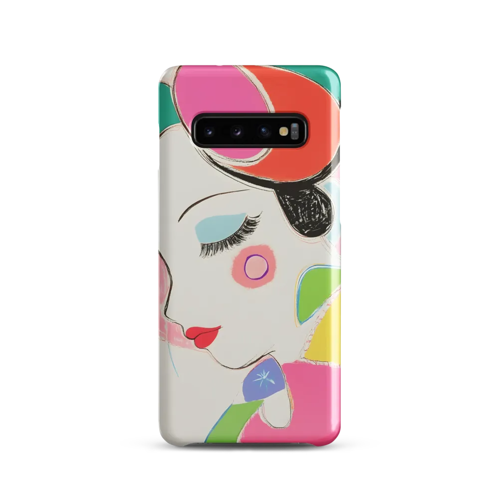Whimsical Portrait in Colorful Abstraction