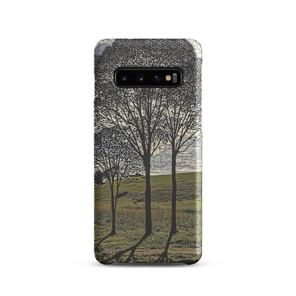 Tranquil Shadows: A Silhouette of Nature
