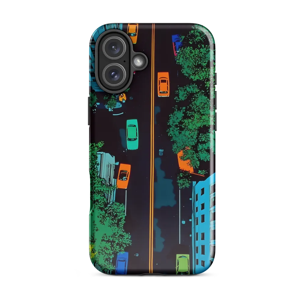 Urban Pulse: A Colorful Intersection
