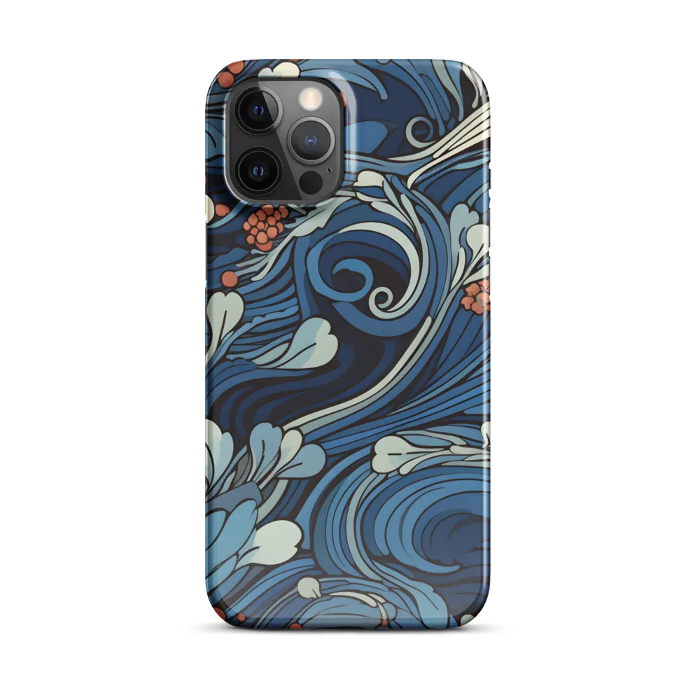 Nature's Elegance: An Oceanic Tapestry | Phone Case |  12 Pro Max | Snap Case | Glossy
