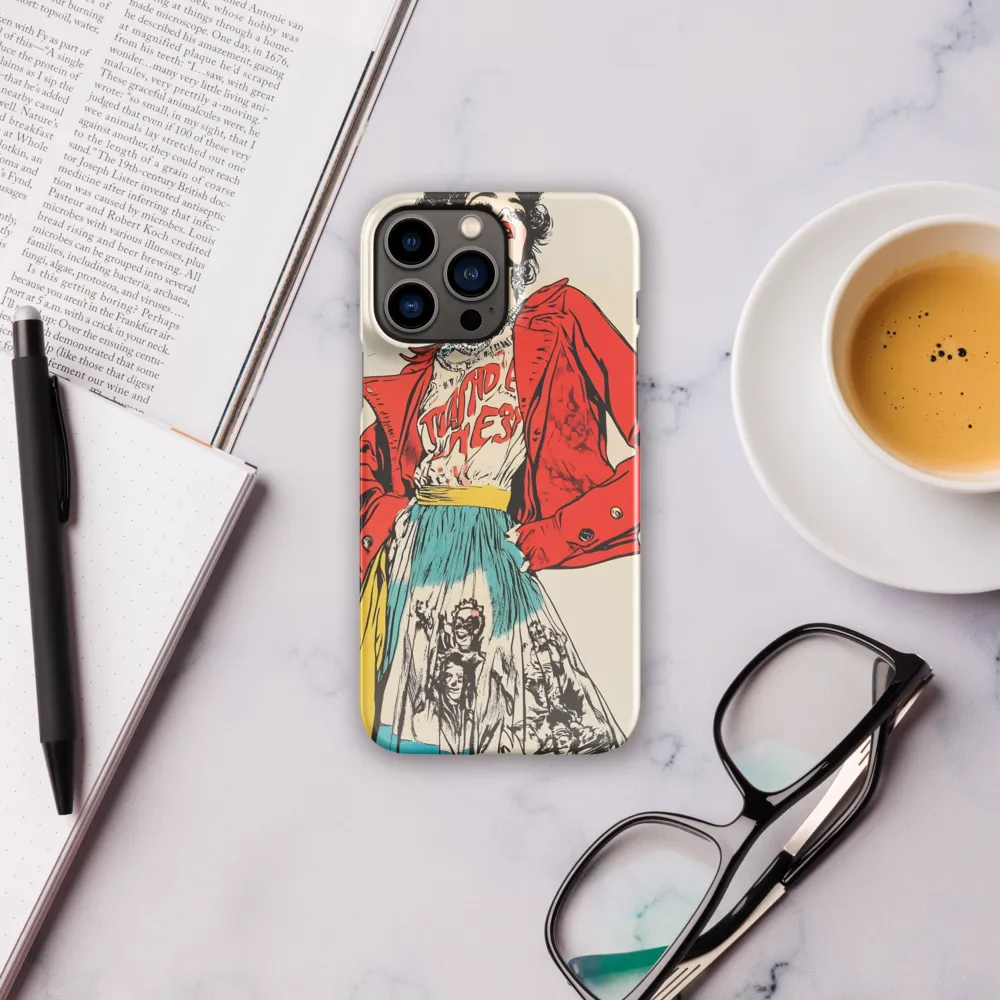 Vibrant Elegance: A Pop Art Fashion Statement