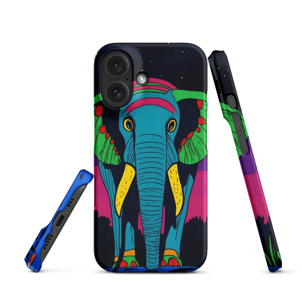 Whimsical Majesty: The Vibrant Elephant