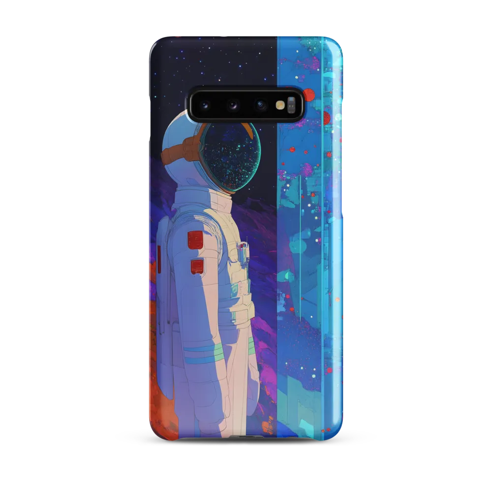 Cosmic Exploration: The Astronaut's Journey | Phone Case |  S10 Plus | Snap Case | Glossy