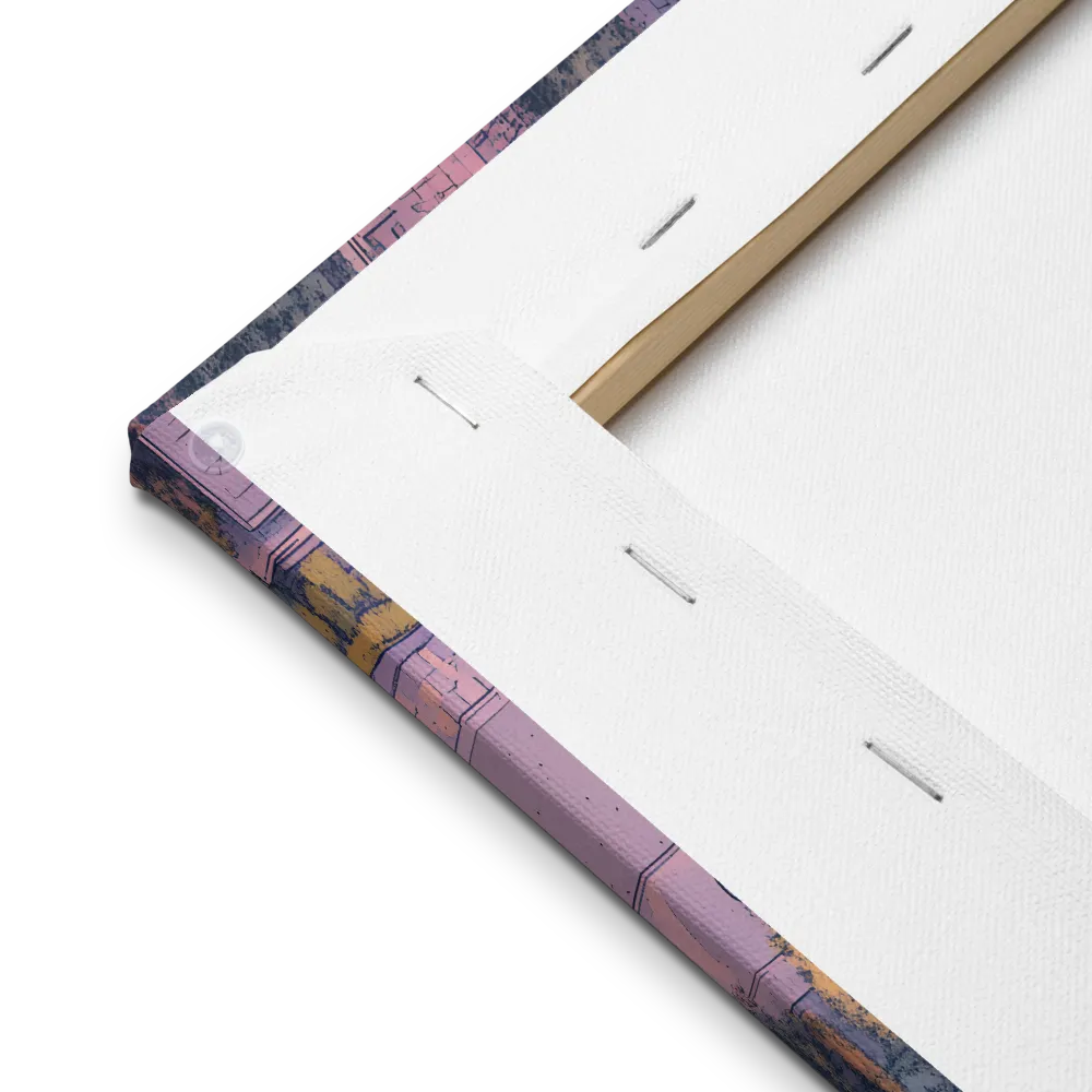 Aerial Serenity: Suburban Oasis | Thin Canvas | 12″×16″