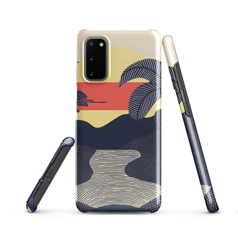 Tranquil Sunset in Modern Minimalism