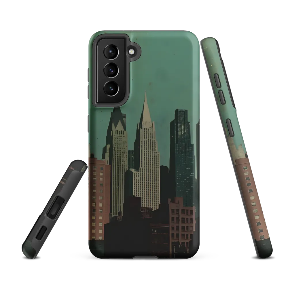 Urban Nostalgia: A Retro Cityscape