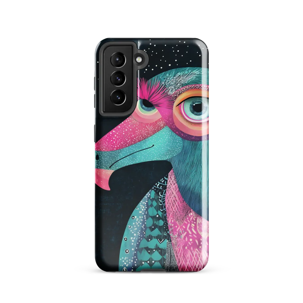 Whimsical Vulture: A Dance of Colors
