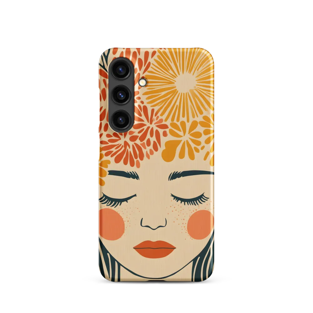 Serenity in Bloom | Phone Case |  S24 | Snap Case | Matte