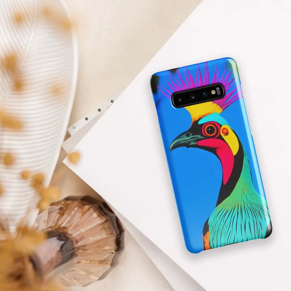 Whimsical Avian Portrait | Phone Case |  S10 Plus | Snap Case | Glossy