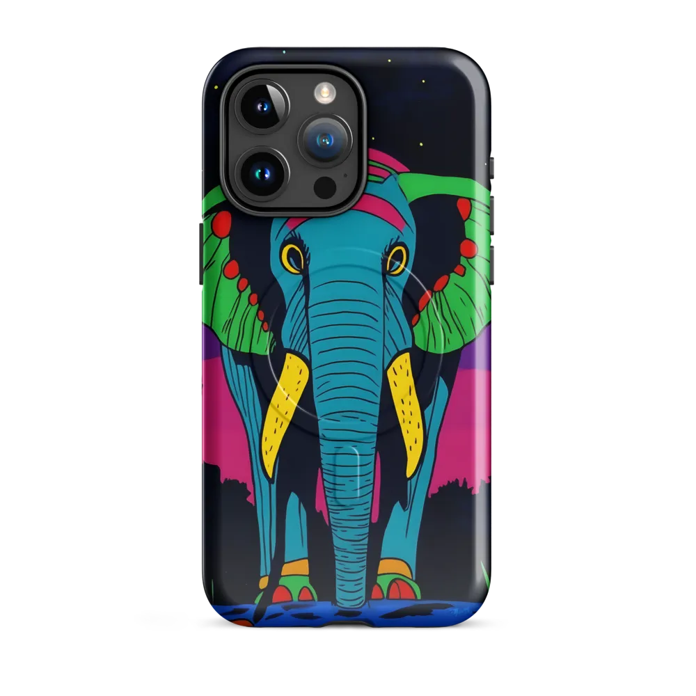 Whimsical Majesty: The Vibrant Elephant