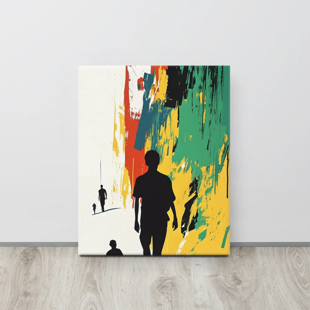 Journey of Silhouettes | Canvas | 16″×20″