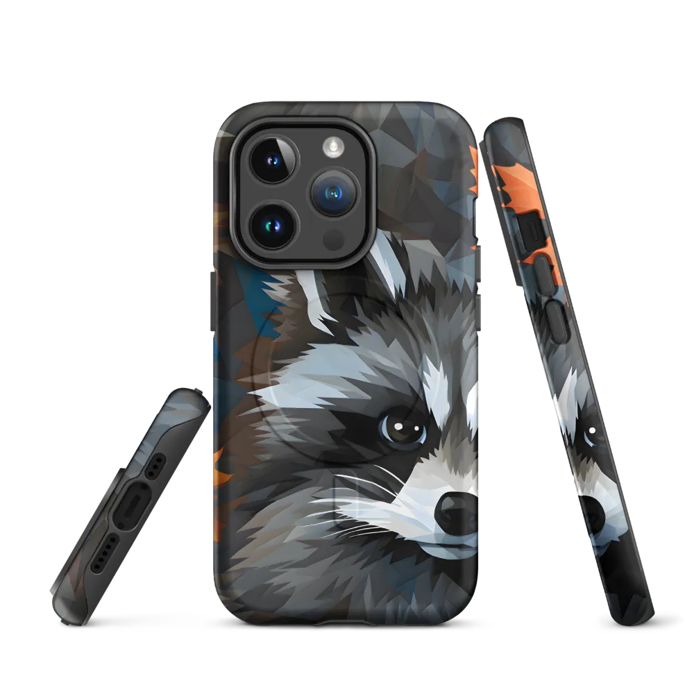 Whispers of Autumn: The Raccoon's Gaze