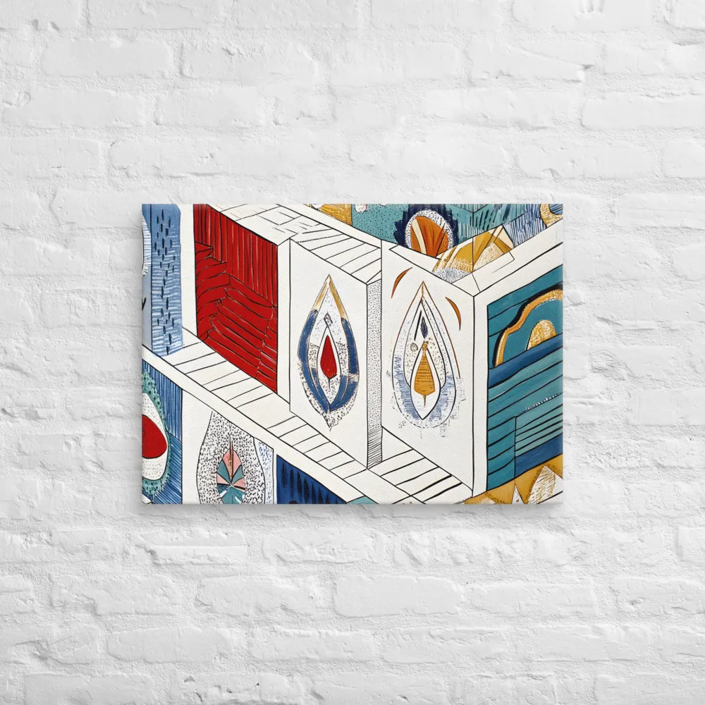 Symphony of Geometric Harmony | Canvas | 20″×28″