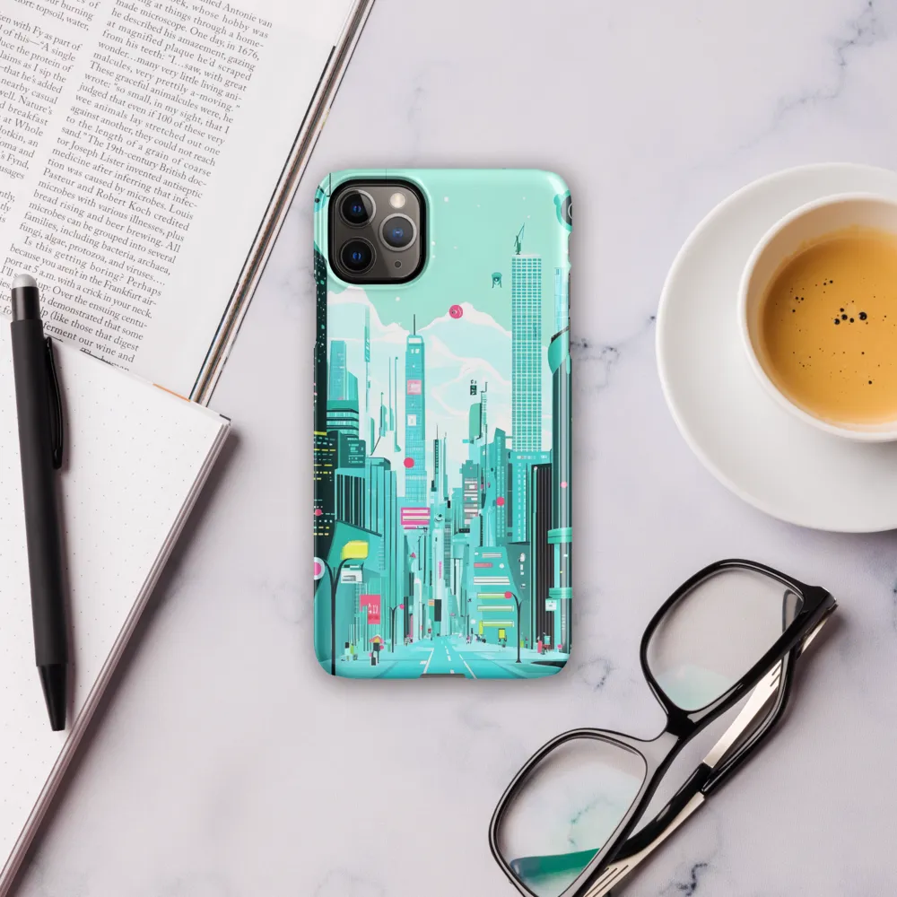 Urban Dreams: A Futuristic Cityscape | Phone Case |  11 Pro Max | Snap Case | Glossy