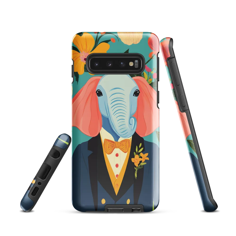 Elegance in Bloom | Phone Case |  S10 | Tough Case | Glossy