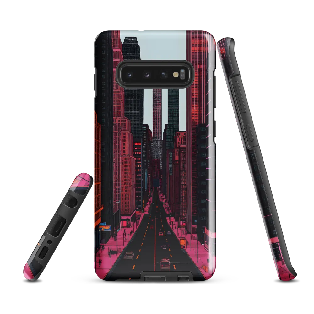 Urban Dreamscape: A Futuristic City | Phone Case |  S10 Plus | Tough Case | Glossy