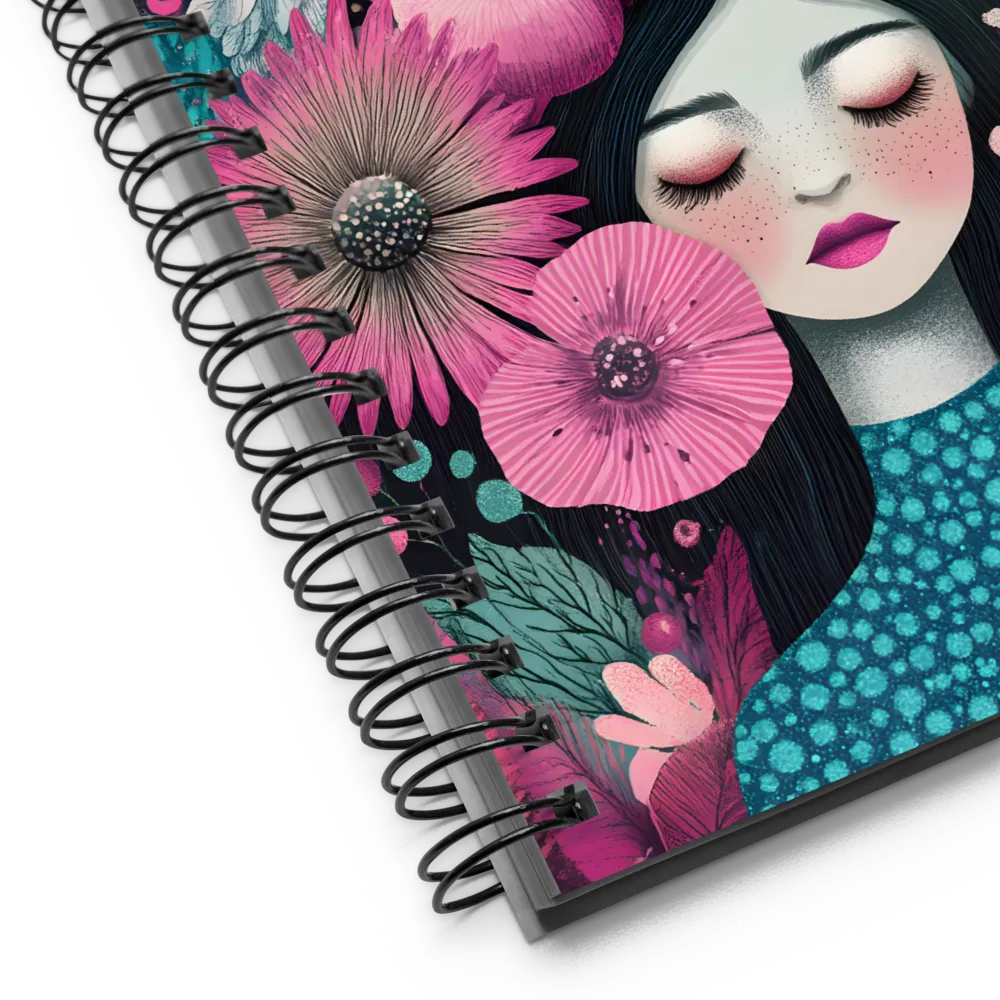 Blooming Serenity | Spiral Notebook