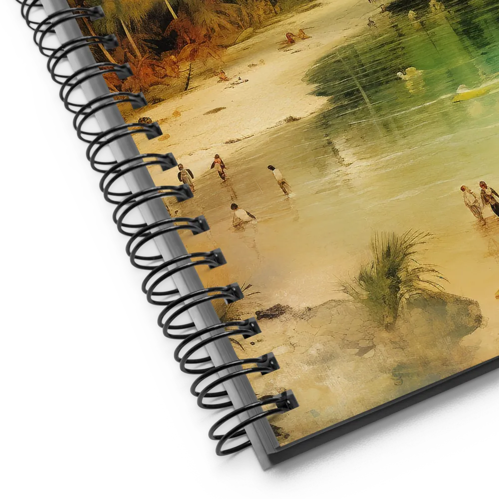 Elysian Shores at Dusk | Spiral Notebook