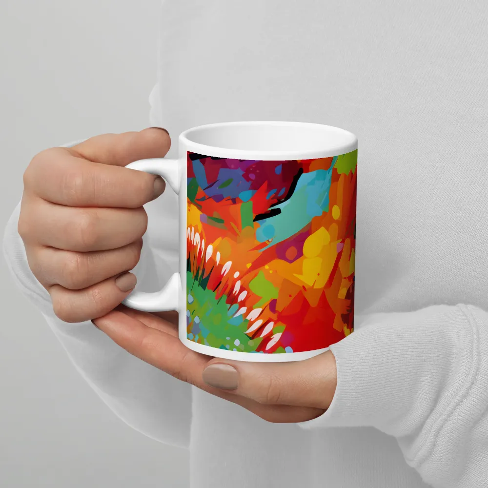 Colorful Lizard: An Abstract Adventure | Mugs | Multiple Sizes & Colors