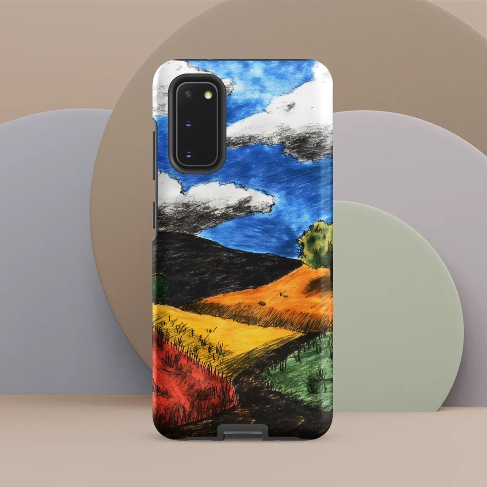 Path Through Colored Hills