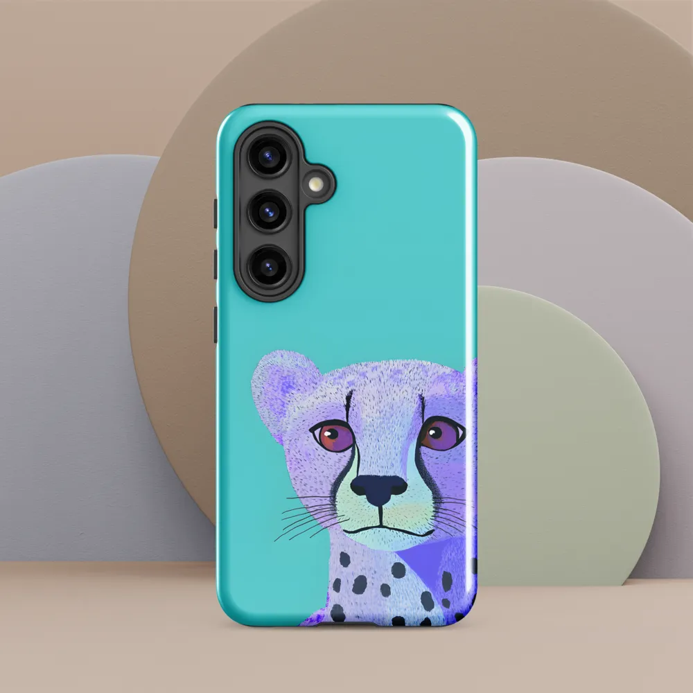 Curious Cheetah | Phone Case |  S24 | Tough Case | Glossy