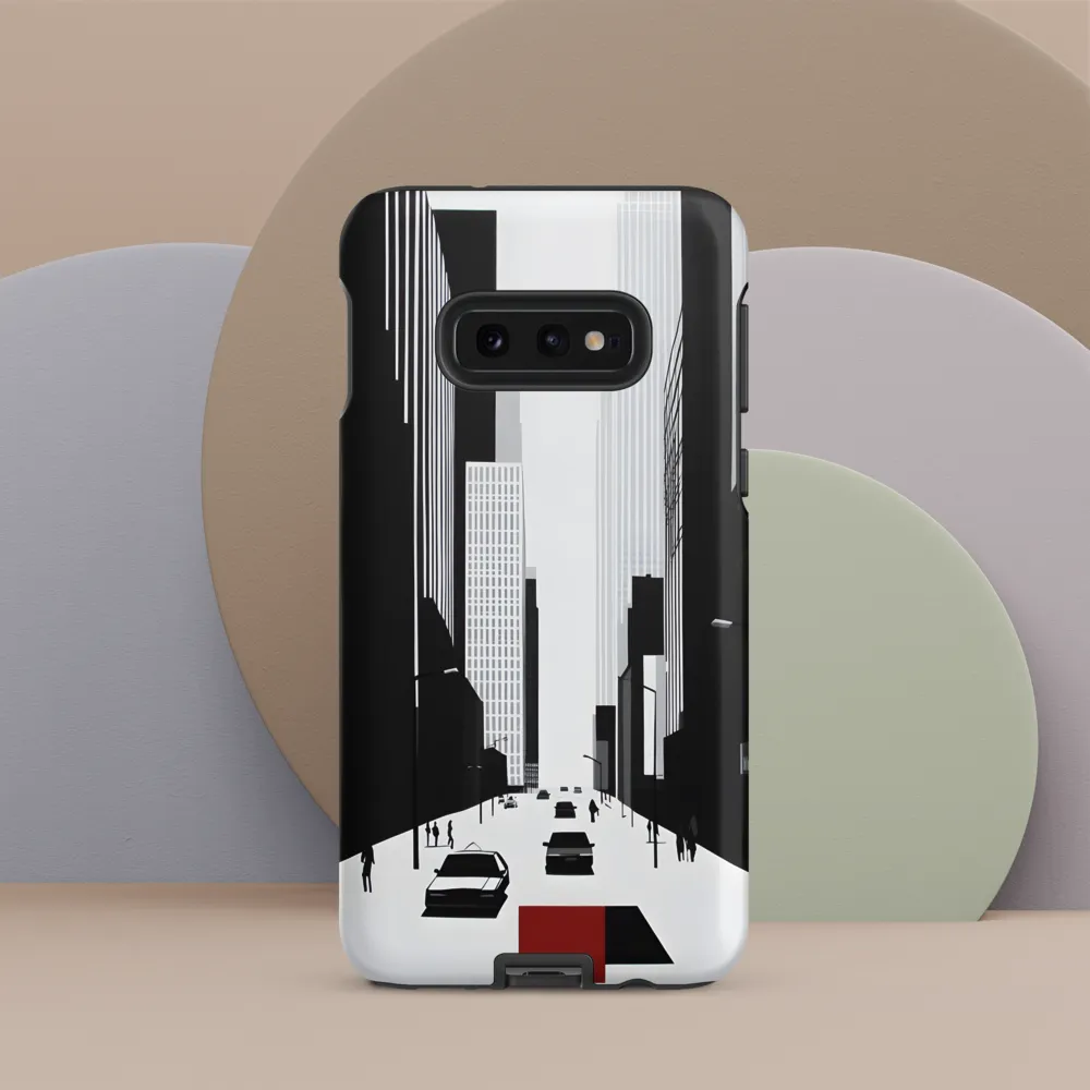 Urban Solitude: A Minimalistic Cityscape