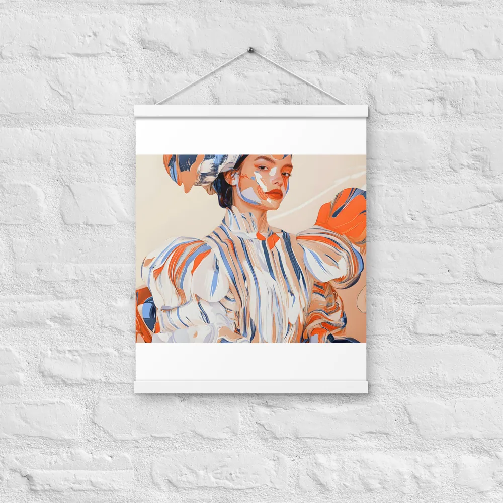 Vibrant Elegance | Poster With White Wood Hanger | 16″×20″