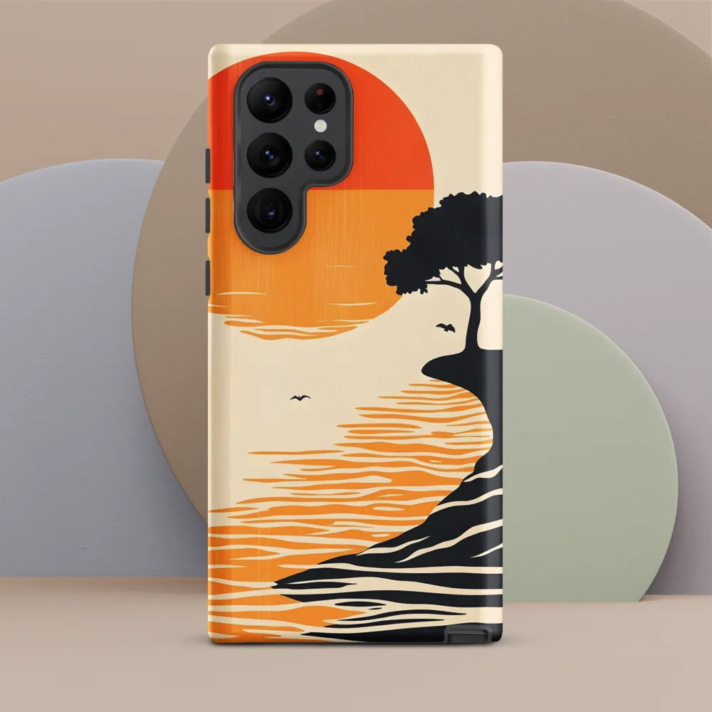 Serene Sunset | Phone Case |  S22 Ultra | Tough Case | Matte